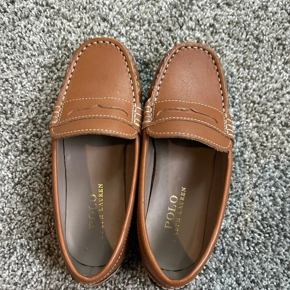 Polo by Ralph Lauren Brown Kids Dress Shoes - Picture 1 of 5